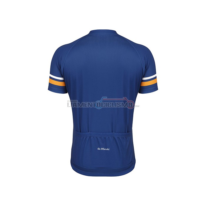 Abbigliamento Ciclismo De Marchi Manica Corta 2021 Blu